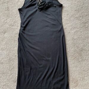 Elegant Black Sleeveless Dress